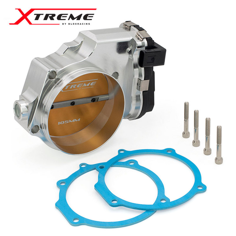 Jeep Trackhawk Throttle Body - BLOX Racing - 105mm Electronic Billet - Silver - `15-`27